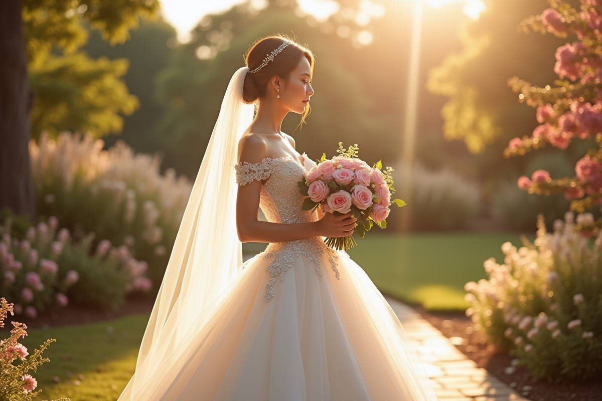 Enchantez votre cérémonie avec une robe de princesse pour mariage